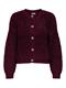 JDYEIRA LIFE L/S ONECK CARDIGAN KNT NOOS cabernet