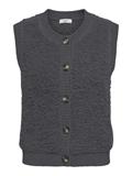 JDYEIRA LIFE S/L ON BUTTON VEST KNT NOOS asphalt