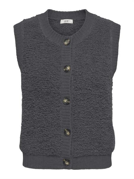 JDYEIRA LIFE S/L ON BUTTON VEST KNT NOOS asphalt