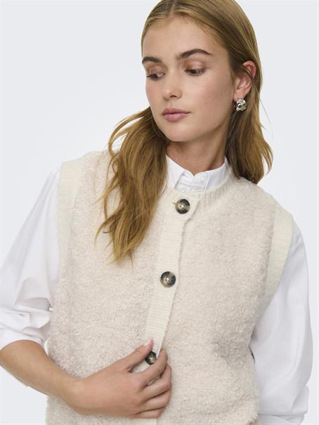 JDYEIRA LIFE S/L ON BUTTON VEST KNT NOOS birch