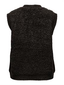 JDYEIRA LIFE S/L ON BUTTON VEST KNT NOOS chocolate torte