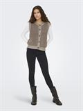 JDYEIRA LIFE S/L ON BUTTON VEST KNT NOOS mountain trail