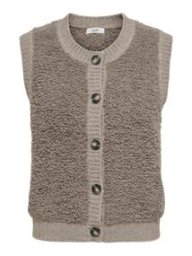 JDYEIRA LIFE S/L ON BUTTON VEST KNT NOOS mountain trail