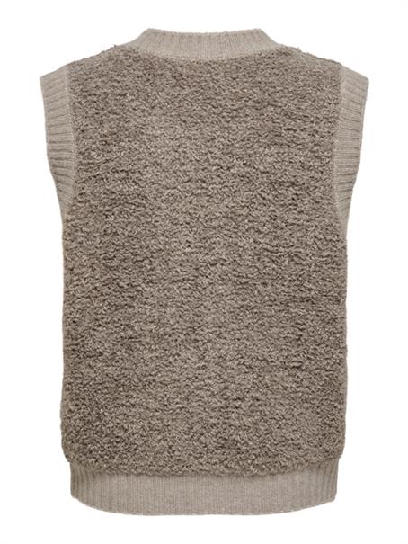 JDYEIRA LIFE S/L ON BUTTON VEST KNT NOOS mountain trail