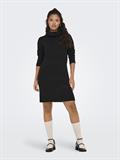 JDYELANORA L/S COWLNECK DRESS KNT NOOS black