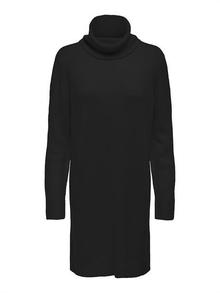 JDYELANORA L/S COWLNECK DRESS KNT NOOS black