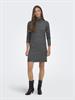 JDYELANORA L/S COWLNECK DRESS KNT NOOS dark grey melange