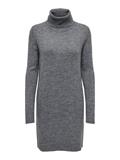 JDYELANORA L/S COWLNECK DRESS KNT NOOS dark grey melange