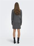 JDYELANORA L/S COWLNECK DRESS KNT NOOS dark grey melange