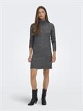 JDYELANORA L/S COWLNECK DRESS KNT NOOS dark grey melange