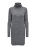 JDYELANORA L/S COWLNECK DRESS KNT NOOS dark grey melange