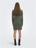 JDYELANORA L/S COWLNECK DRESS KNT NOOS kalamata