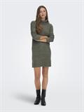 JDYELANORA L/S COWLNECK DRESS KNT NOOS kalamata