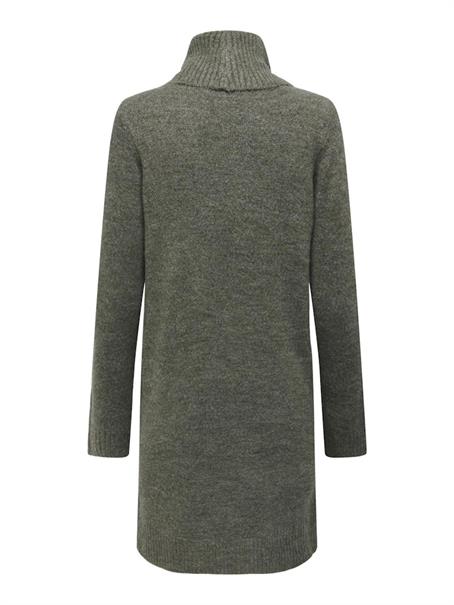 JDYELANORA L/S COWLNECK DRESS KNT NOOS kalamata