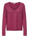 JDYELANORA L/S V-NECK PULLO. KNT NOOS granita