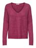 JDYELANORA L/S V-NECK PULLO. KNT NOOS granita