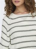 JDYELLEN L/S ONECK RAGLAN PULLOVER KNT cloud dancer2