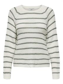 JDYELLEN L/S ONECK RAGLAN PULLOVER KNT cloud dancer2