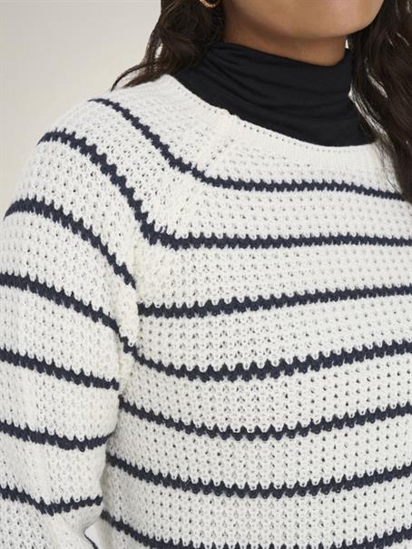 JDYELLEN L/S ONECK RAGLAN PULLOVER KNT cloud dancer3