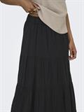 JDYESME LIFE HW MIDI SKIRT WVN black