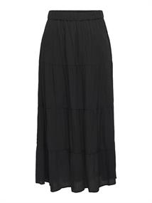 JDYESME LIFE HW MIDI SKIRT WVN black