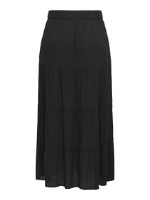 JDYESME LIFE HW MIDI SKIRT WVN black