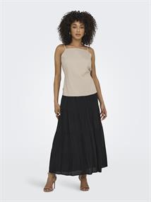 JDYESME LIFE HW MIDI SKIRT WVN black