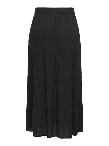 JDYESME LIFE HW MIDI SKIRT WVN black