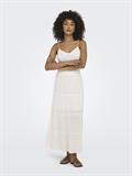 JDYESME LIFE HW MIDI SKIRT WVN cloud dancer