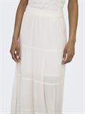 JDYESME LIFE HW MIDI SKIRT WVN cloud dancer