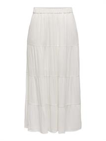 JDYESME LIFE HW MIDI SKIRT WVN cloud dancer