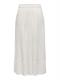 JDYESME LIFE HW MIDI SKIRT WVN cloud dancer
