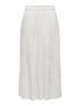 JDYESME LIFE HW MIDI SKIRT WVN cloud dancer