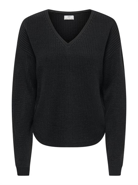 JDYEVIE L/S V-NECK PULLOVER KNT black