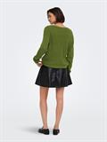 JDYEVIE L/S V-NECK PULLOVER KNT cedar green