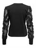 JDYFAIRVIEW LIFE L/S SWEAT JRS NOOS black