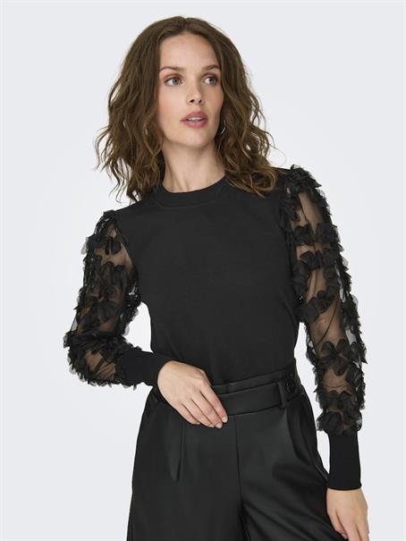 JDYFAIRVIEW LIFE L/S SWEAT JRS NOOS black