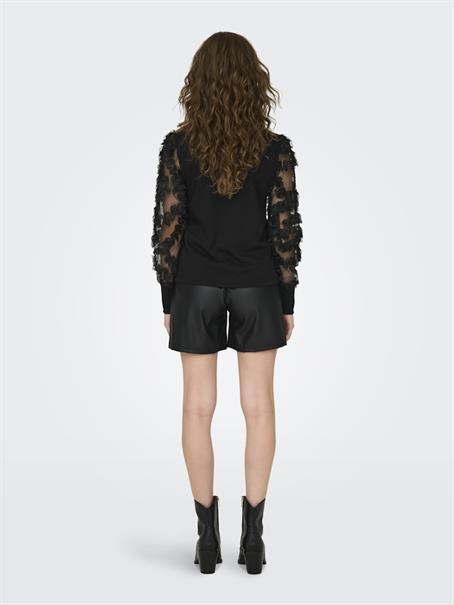 JDYFAIRVIEW LIFE L/S SWEAT JRS NOOS black