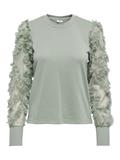 JDYFAIRVIEW LIFE L/S SWEAT JRS NOOS iceberg green
