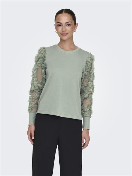 JDYFAIRVIEW LIFE L/S SWEAT JRS NOOS iceberg green