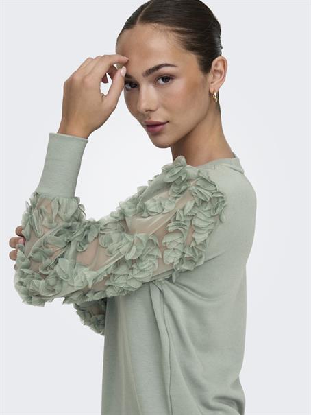 JDYFAIRVIEW LIFE L/S SWEAT JRS NOOS iceberg green