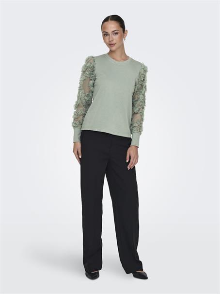 JDYFAIRVIEW LIFE L/S SWEAT JRS NOOS iceberg green