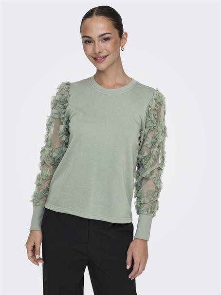 JDYFAIRVIEW LIFE L/S SWEAT JRS NOOS iceberg green