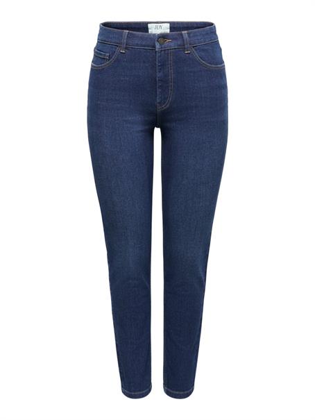 JDYFRIDA HW SKINNY DNM dark blue denim