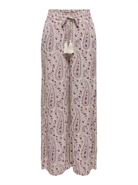 JDYGABY LIFE MW WIDE PANT WVN cloud dancer