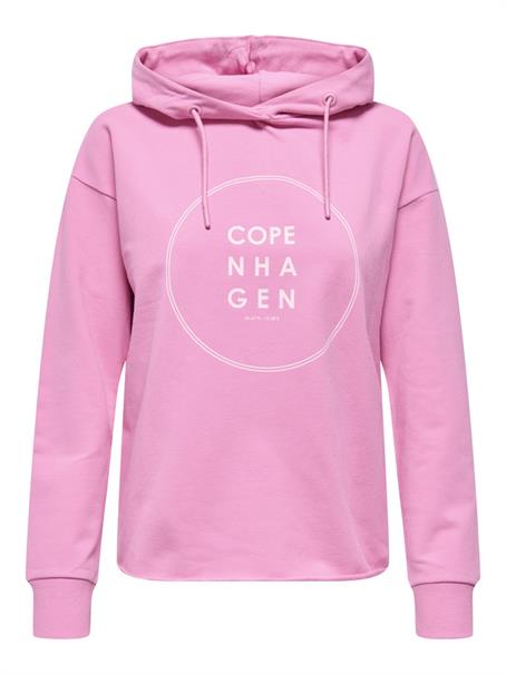 JDYGAMMA L/S HOOD SWEAT JRS DIA rosebloom
