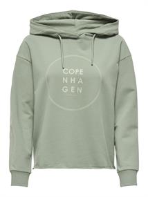 JDYGAMMA L/S HOOD SWEAT JRS DIA sea spray