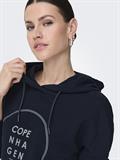 JDYGAMMA L/S HOOD SWEAT JRS DIA sky captain