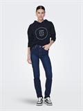 JDYGAMMA L/S HOOD SWEAT JRS DIA sky captain