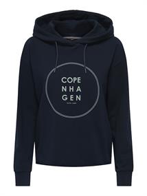 JDYGAMMA L/S HOOD SWEAT JRS DIA sky captain
